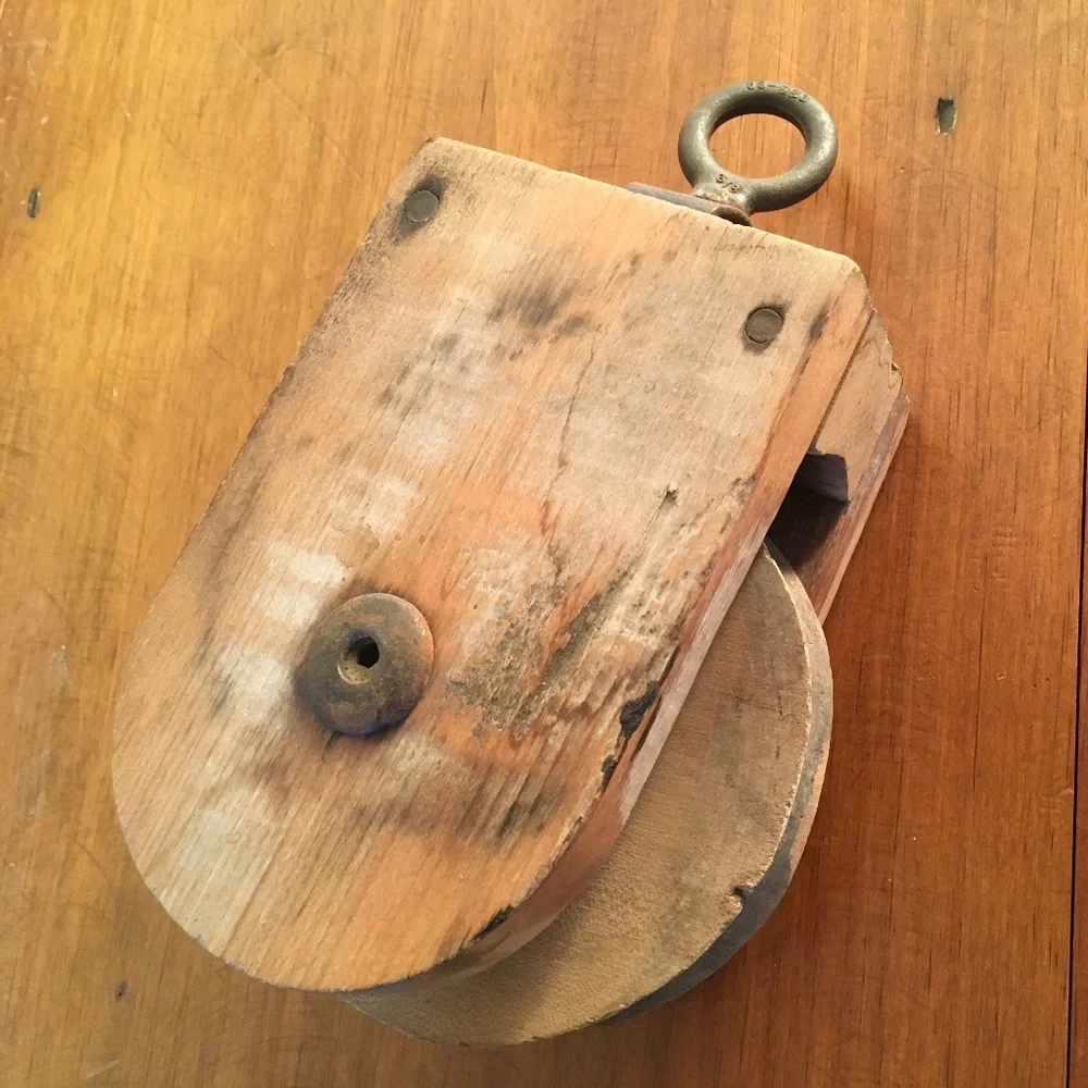 Decorative Wooden Pulley